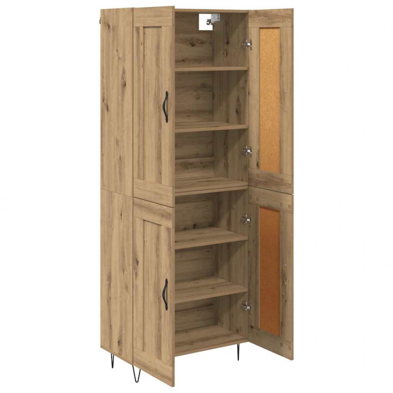Highboard Dąb rzemieślniczy 69,5 x 34 x 180 cm