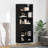 Highboard Czarny Dąb 69,5 x 32,5 x 180 cm
