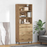 Highboard z szufladą Dąb rzemieślniczy 69,5 x 34 x 180 cm