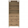 Highboard z szufladą Dąb rzemieślniczy 69,5 x 34 x 180 cm