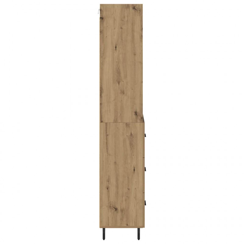 Highboard z szufladą Dąb rzemieślniczy 69,5 x 34 x 180 cm