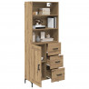 Highboard z szufladą Dąb rzemieślniczy 69,5 x 34 x 180 cm