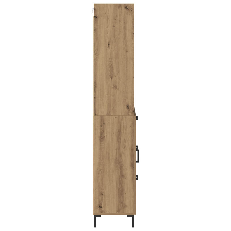 Highboard z szufladą Dąb rzemieślniczy 69,5 x 34 x 180 cm