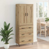 Highboard z szufladą Dąb rzemieślniczy 69,5 x 34 x 180 cm