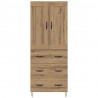 Highboard z szufladą Dąb rzemieślniczy 69,5 x 34 x 180 cm