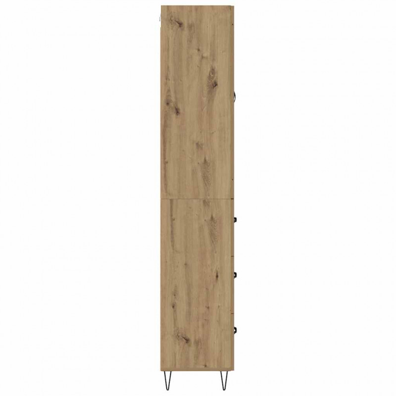 Highboard z szufladą Dąb rzemieślniczy 69,5 x 34 x 180 cm