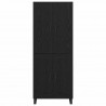 Highboard 2 pcs Czarny Dąb 69,5 x 34 x 180 cm