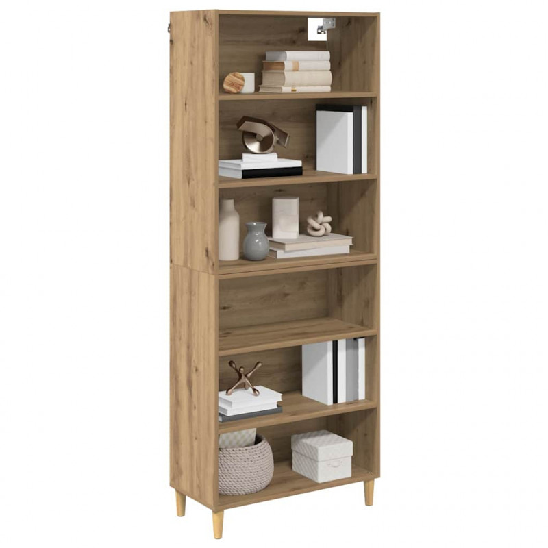 Highboard Dąb rzemieślniczy 69,5 x 32,5 x 180 cm