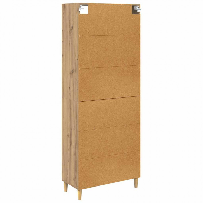 Highboard Dąb rzemieślniczy 69,5 x 32,5 x 180 cm