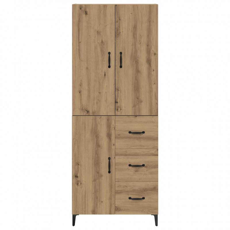 Highboard z szufladą Dąb rzemieślniczy 69,5 x 34 x 180 cm