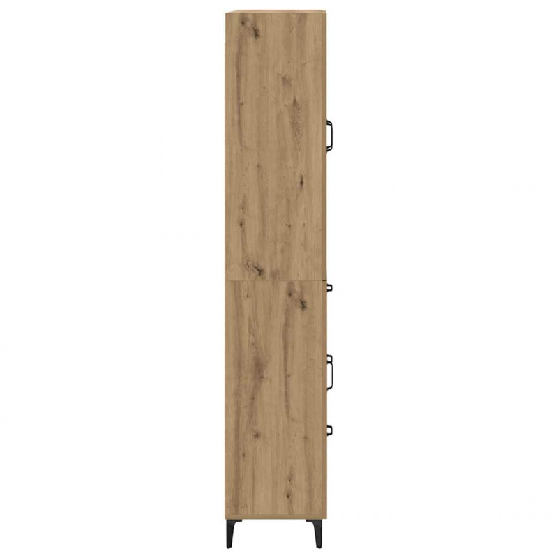 Highboard z szufladą Dąb rzemieślniczy 69,5 x 34 x 180 cm