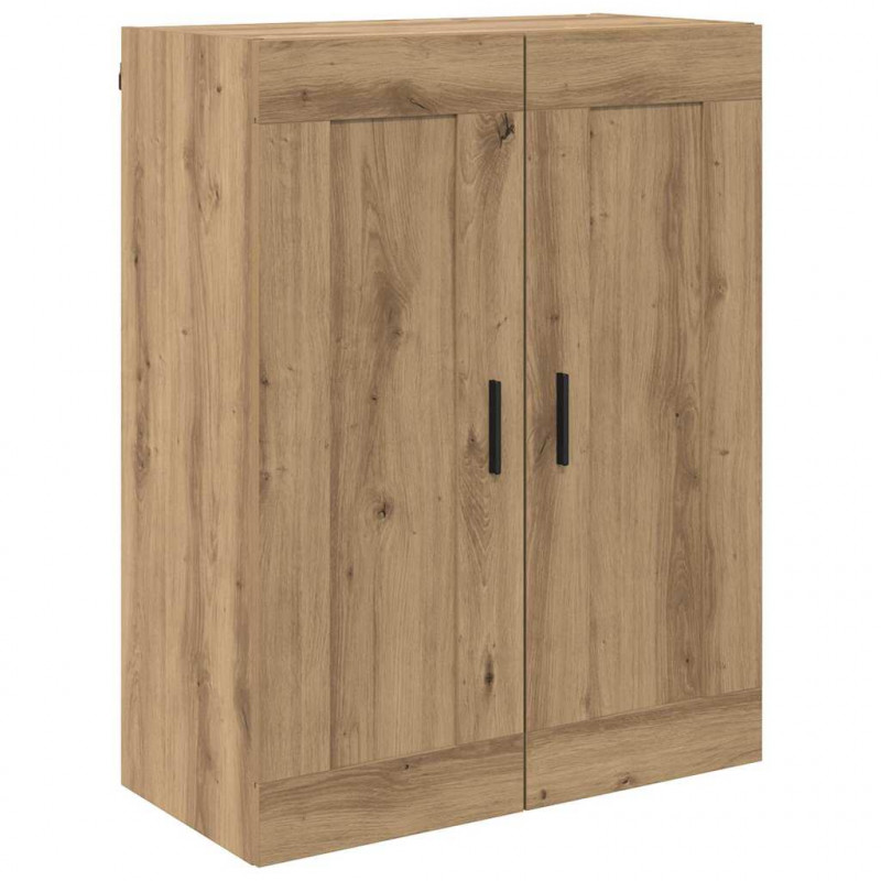 Highboard 2 pcs Dąb rzemieślniczy Materiał drewnopochodny