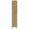 Highboard 2 pcs Dąb rzemieślniczy Materiał drewnopochodny