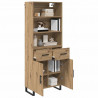 Highboard z szufladą Dąb rzemieślniczy 69,5 x 34 x 180 cm