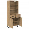 Highboard z szufladą Dąb rzemieślniczy 69,5 x 34 x 180 cm