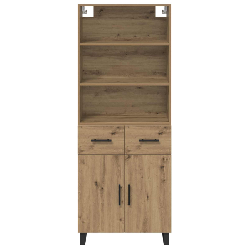 Highboard z szufladą Dąb rzemieślniczy 69,5 x 34 x 180 cm