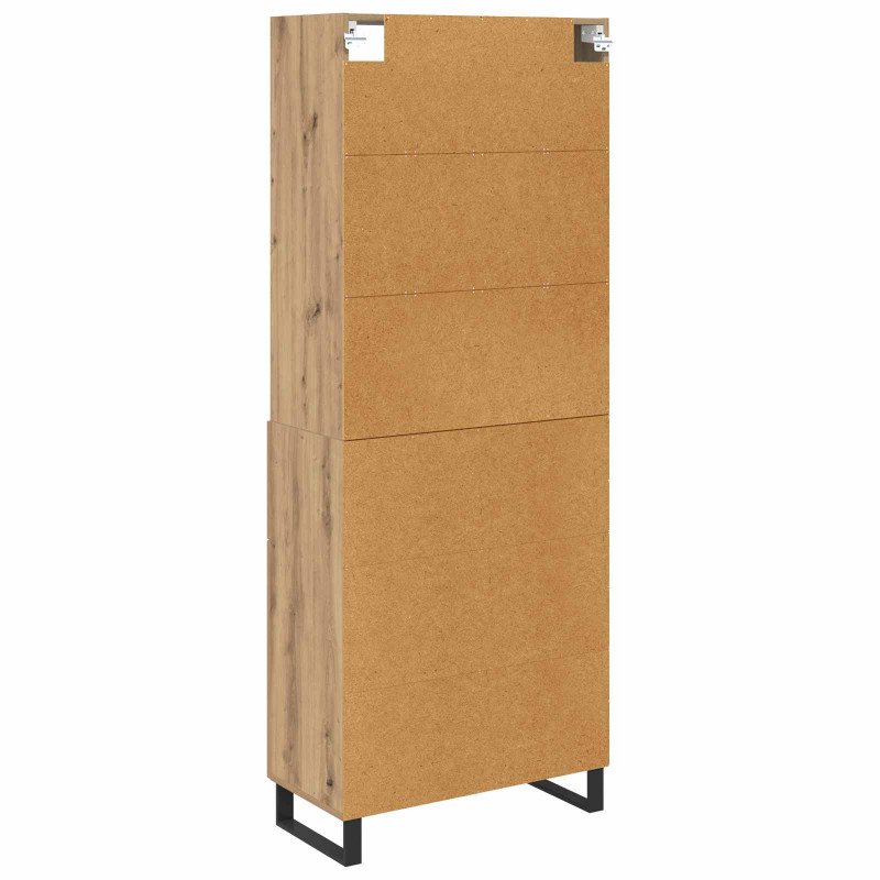 Highboard z szufladą Dąb rzemieślniczy 69,5 x 34 x 180 cm