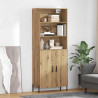 Highboard Dąb rzemieślniczy 69,5 x 32,5 x 180 cm