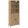 Highboard Dąb rzemieślniczy 69,5 x 32,5 x 180 cm