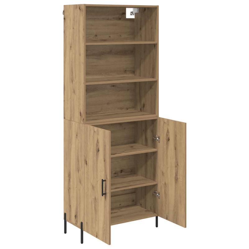 Highboard Dąb rzemieślniczy 69,5 x 32,5 x 180 cm