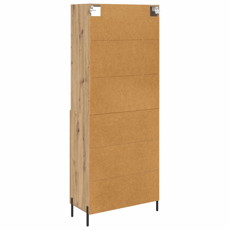 Highboard Dąb rzemieślniczy 69,5 x 32,5 x 180 cm