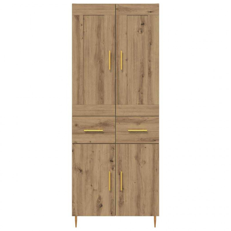 Highboard z szufladą Dąb rzemieślniczy 69,5 x 34 x 180 cm