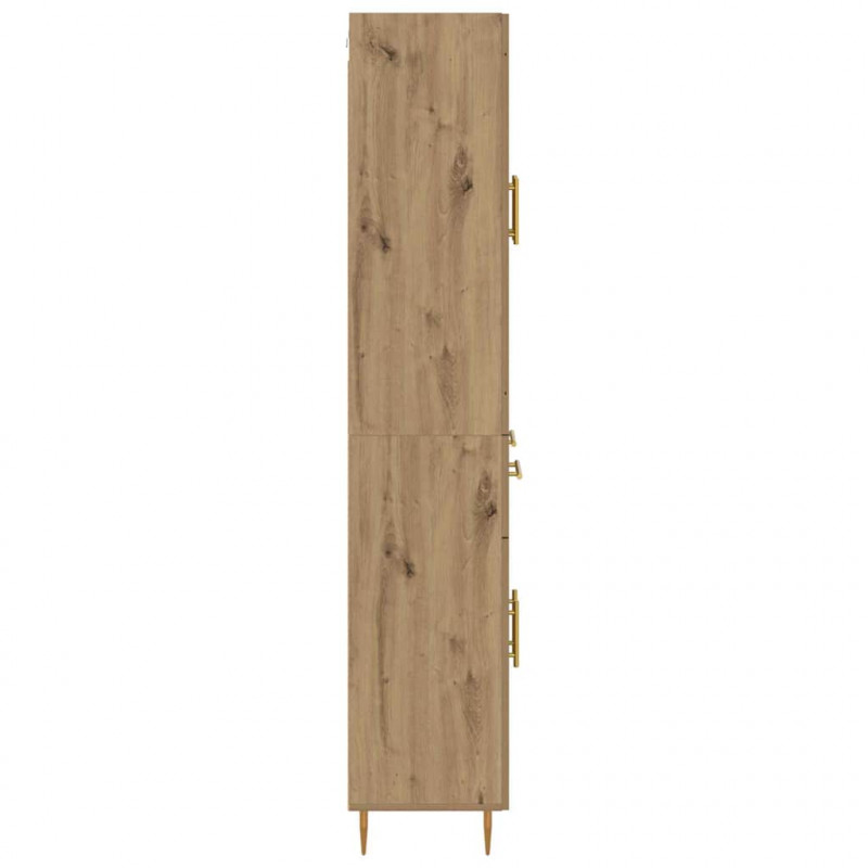 Highboard z szufladą Dąb rzemieślniczy 69,5 x 34 x 180 cm
