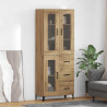 Highboard z szufladą Dąb rzemieślniczy 69,5 x 34 x 180 cm