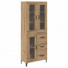 Highboard z szufladą Dąb rzemieślniczy 69,5 x 34 x 180 cm