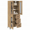 Highboard z szufladą Dąb rzemieślniczy 69,5 x 34 x 180 cm