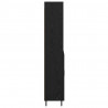Highboard Czarny dąb 69,5 x 34 x 180 cm Materiał drewnopochodny