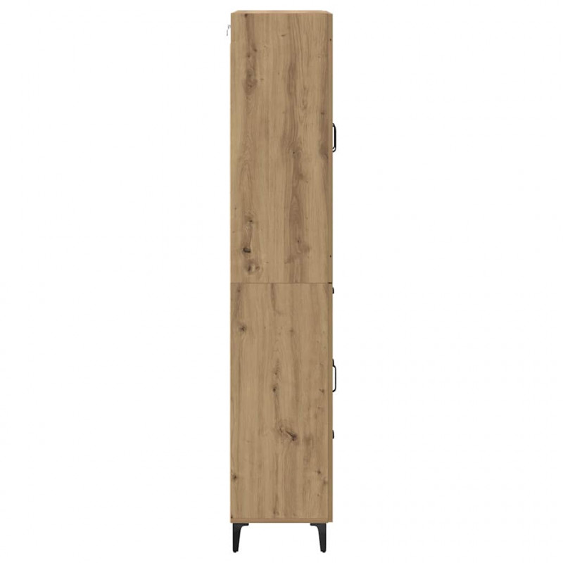 Highboard z szufladą Dąb rzemieślniczy 69,5 x 34 x 180 cm