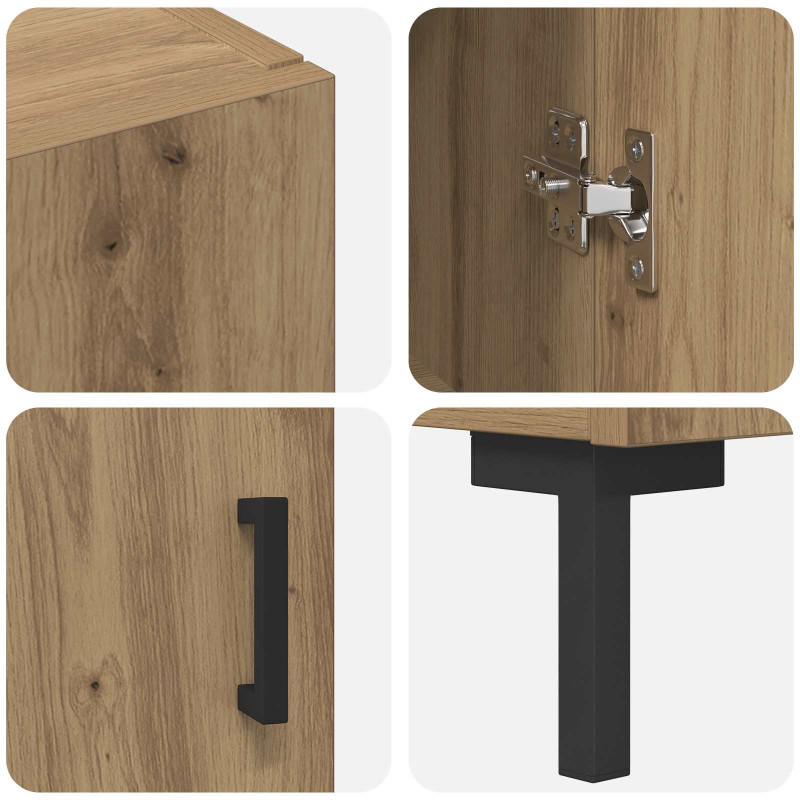 Highboard Dąb rzemieślniczy 69,5 x 34 x 180 cm