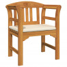 Zestaw lounge Róża ogrodowa z poduszką 4 pcs Lite Drewno Akacji