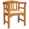 Zestaw lounge Róża ogrodowa z poduszką 3 pcs Lite Drewno Akacji
