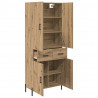 Highboard z szufladą Dąb rzemieślniczy 69,5 x 34 x 180 cm