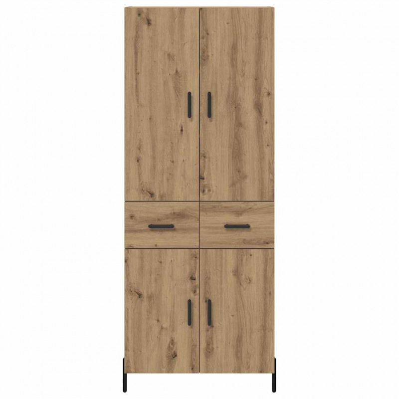 Highboard z szufladą Dąb rzemieślniczy 69,5 x 34 x 180 cm