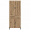 Highboard z szufladą Dąb rzemieślniczy 69,5 x 34 x 180 cm