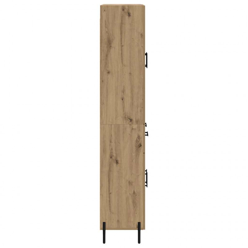Highboard z szufladą Dąb rzemieślniczy 69,5 x 34 x 180 cm