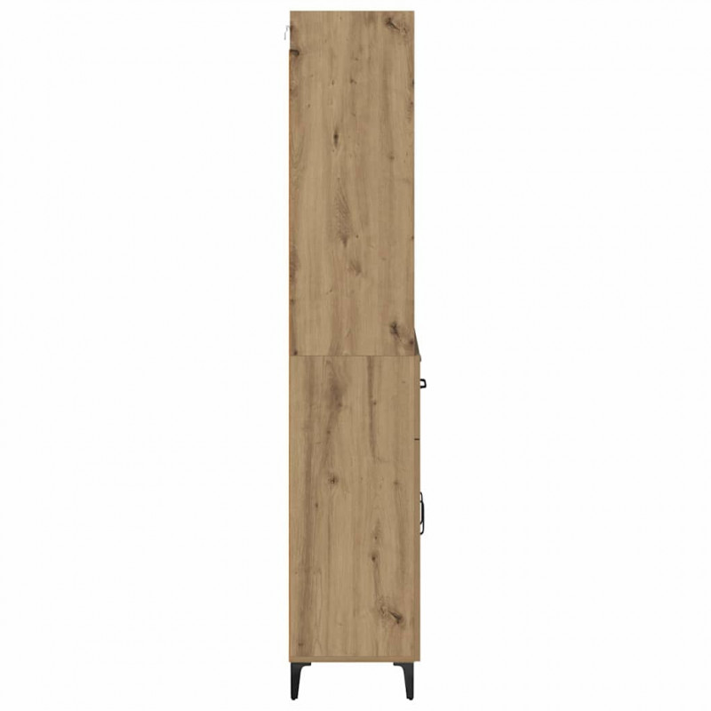 Highboard z szufladą Dąb rzemieślniczy 69,5 x 34 x 180 cm