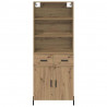 Highboard z szufladą Dąb rzemieślniczy 69,5 x 32,5 x 180 cm