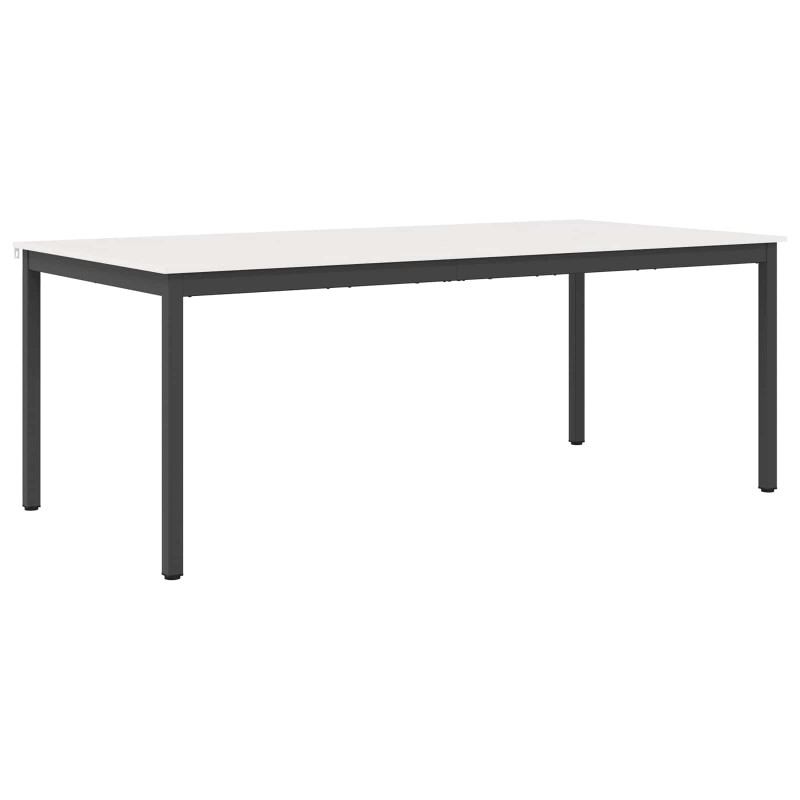 Stół jadalny Biały 200 x 100 x 75 cm Lite drewno sosnowe
