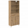 Highboard z szufladą Dąb rzemieślniczy 69,5 x 34 x 180 cm