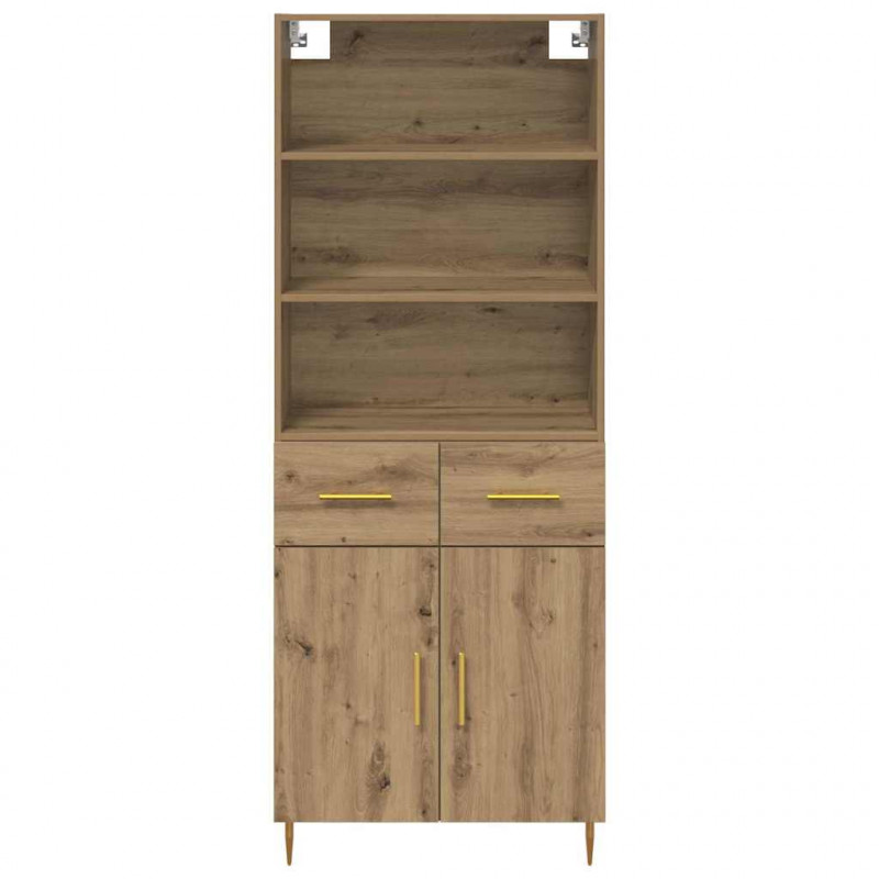 Highboard z szufladą Dąb rzemieślniczy 69,5 x 34 x 180 cm