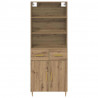 Highboard z szufladą Dąb rzemieślniczy 69,5 x 34 x 180 cm