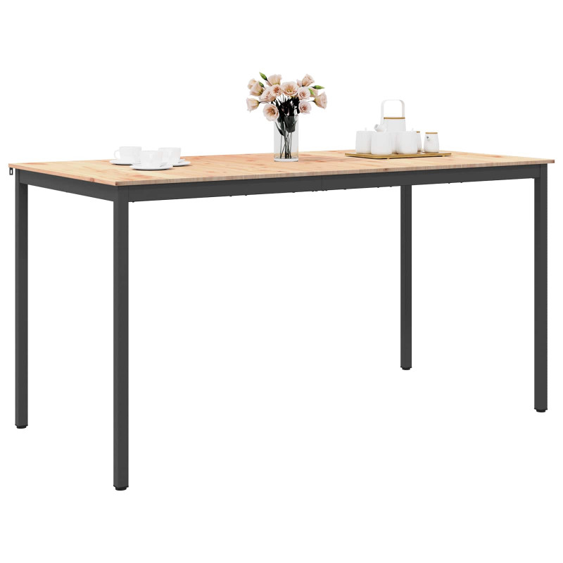 Stół barowy Naturalny 200 x 100 x 105 cm Lite drewno sosnowe