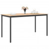 Stół barowy Naturalny 200 x 100 x 105 cm Lite drewno sosnowe