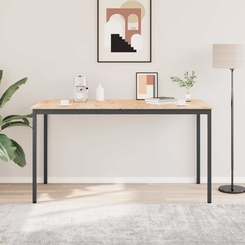 Stół barowy Naturalny 200 x 100 x 105 cm Lite drewno sosnowe