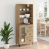 Highboard z szufladą Dąb rzemieślniczy 69,5 x 34 x 180 cm