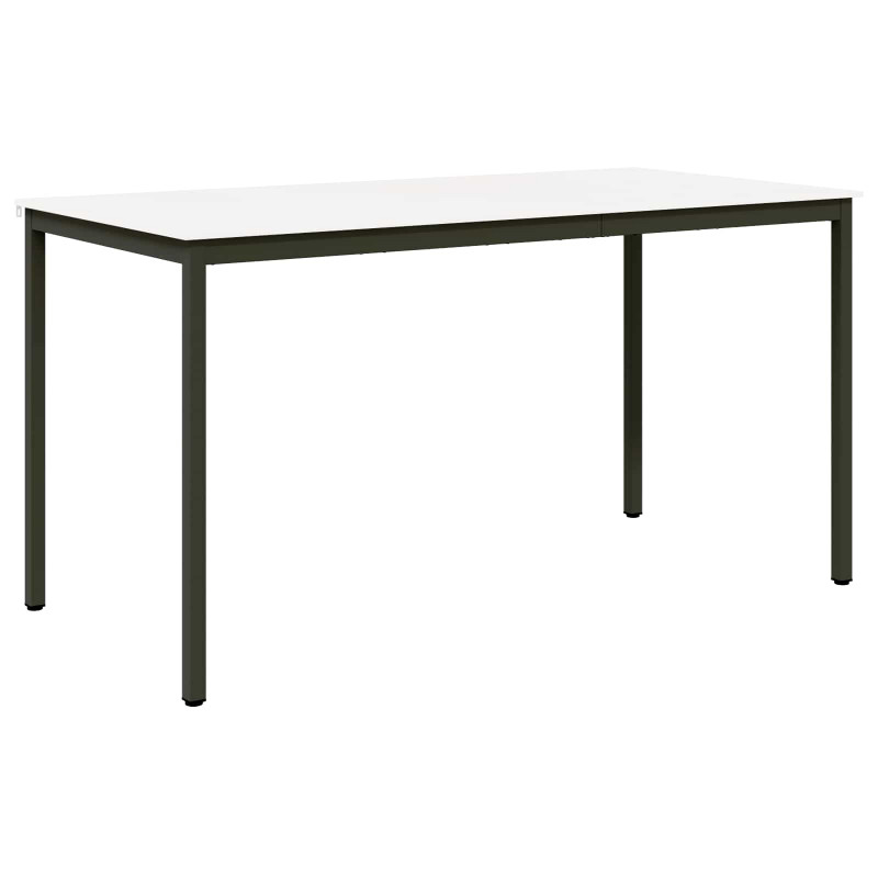 Stół barowy Biały 200 x 100 x 105 cm Lite drewno sosnowe